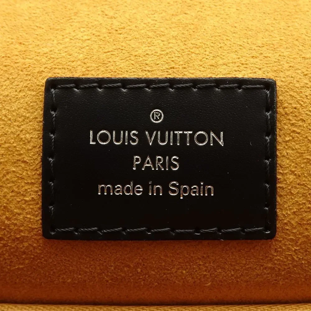 Louis Vuitton Epi Grenelle MM Noir Handbag Black